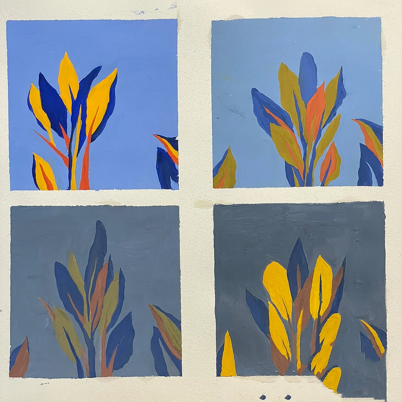 大二作业|色彩构成|纯度对比