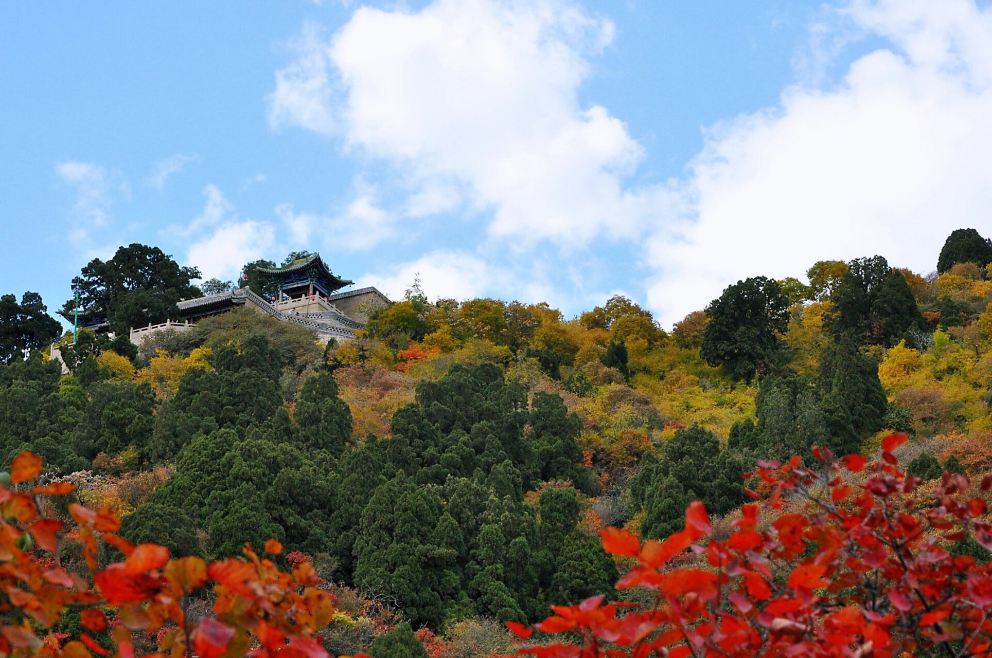 龙山,位于太原市西南二十余公里处,为吕梁山支脉,前连悬瓮山,西接