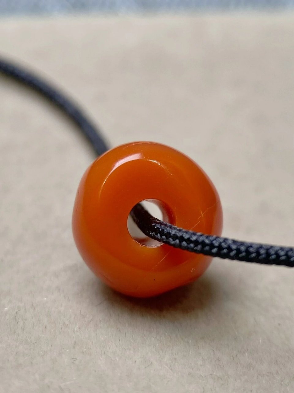 藏传 老南红 满满风化柿子红 马蹄珠 藏传 老南红 满满风化柿子红