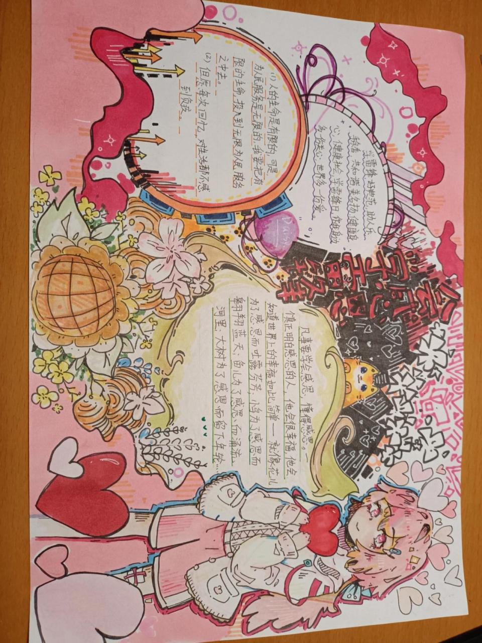 学校的感恩手抄报93 9490(可恶学校真是白嫖党)