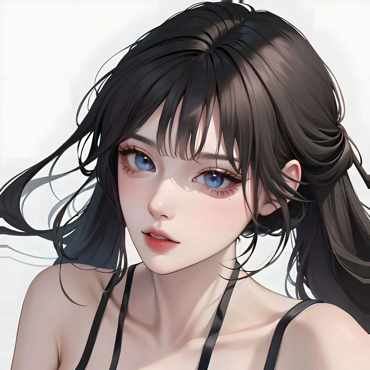 黑发少女 头像 更新一期黑发妹妹头像! 	 这组真的超爱