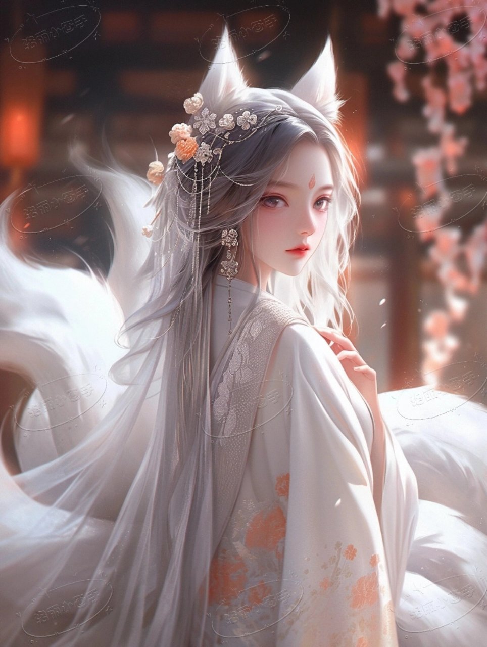 古风九尾狐头像02仙气十足94你喜欢哪张