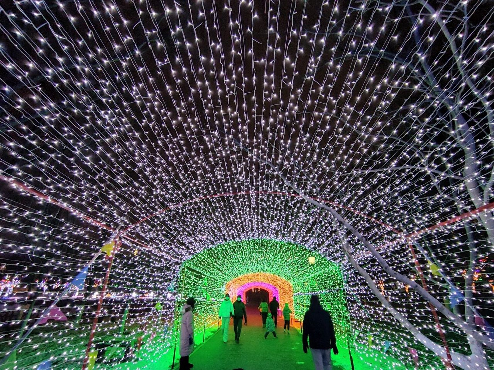 北京年味最浓的公园,七彩灯光秀,冬奥元素多 亦庄博大公园位于亦庄