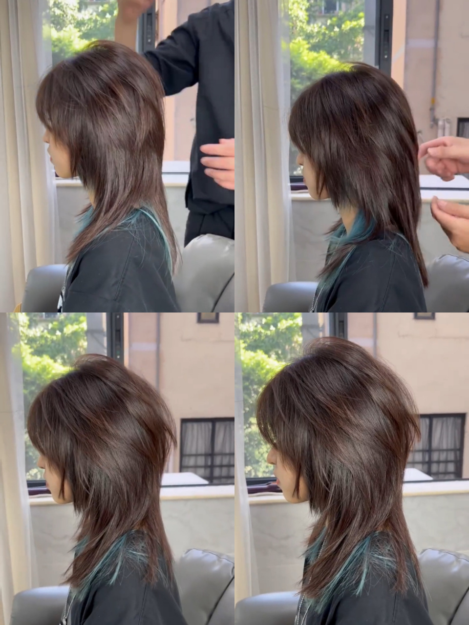 天津女生长发鲻鱼头 想改变发型,又想保留长度的可以试试这款长发