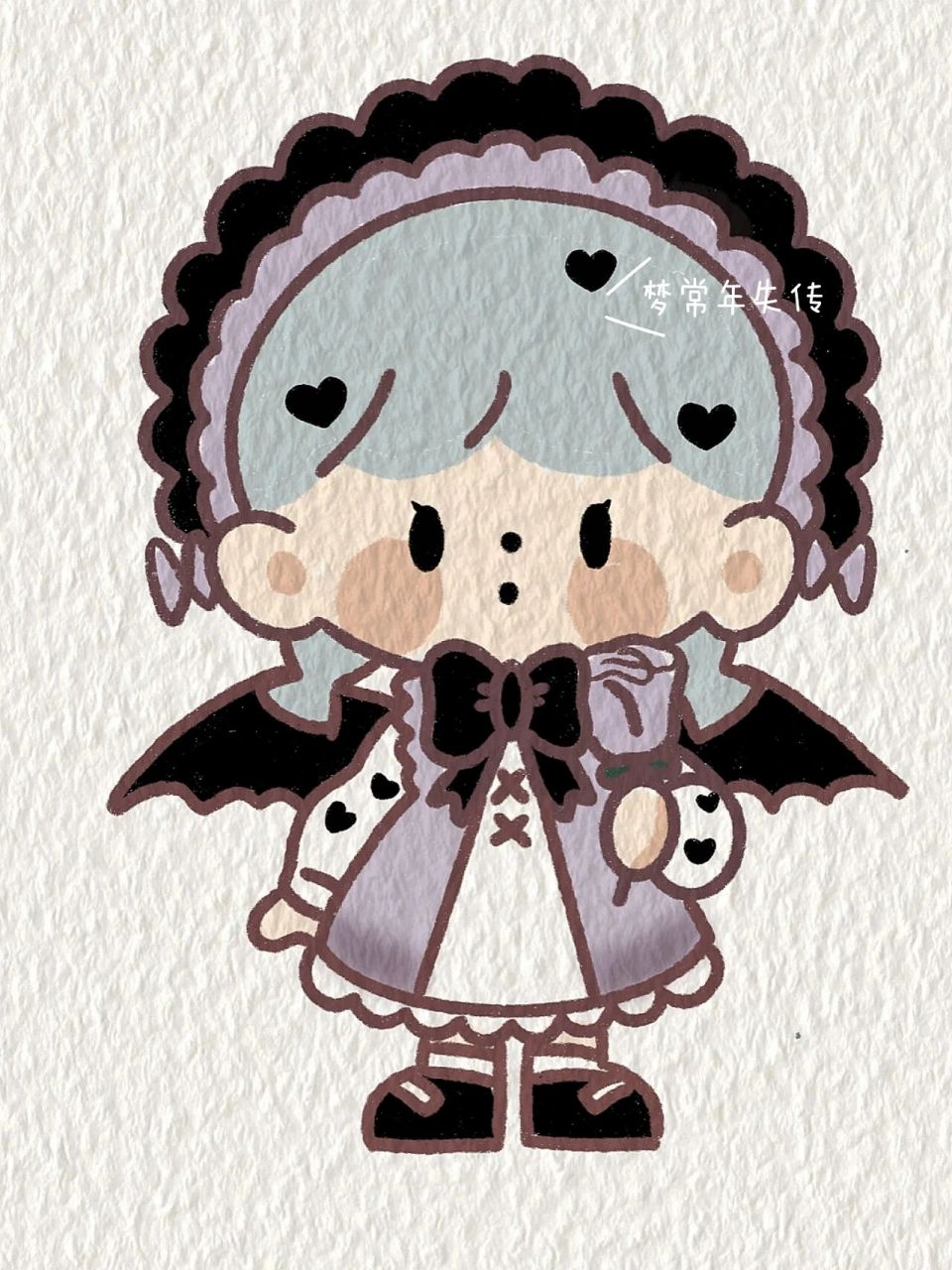 卓大王之恶魔阿卓/简笔画教程 天使阿卓和恶魔阿卓 你们更pink哪一个