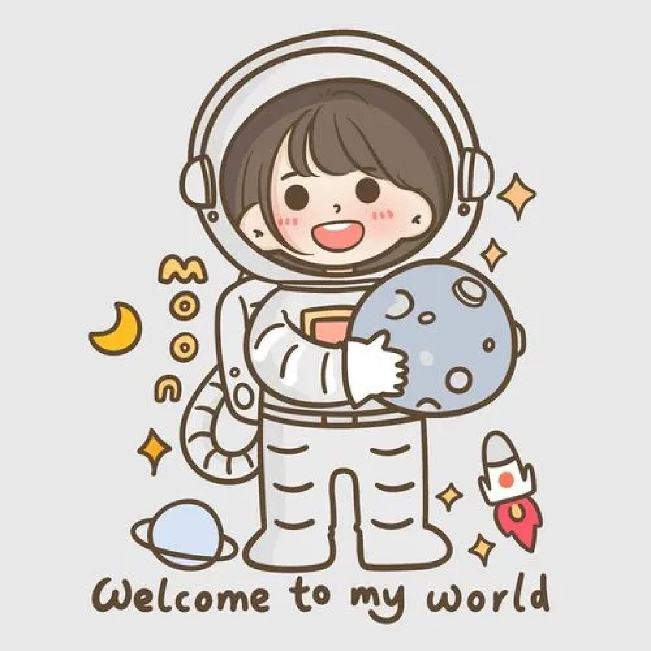 头像# #头像分享# #可爱头像# #浪漫的宇航员# #宇航员头像# #神州