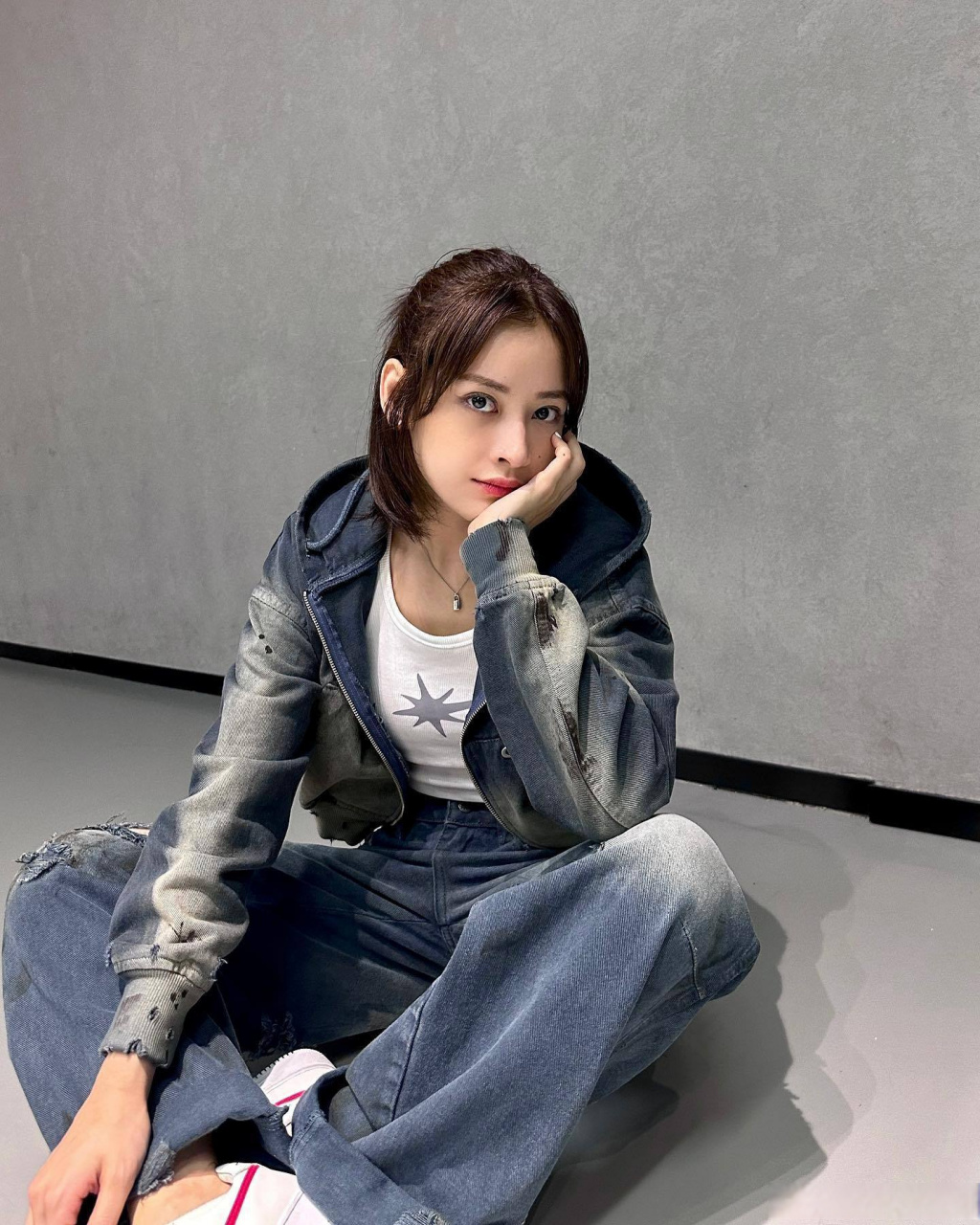 "越南美女"芝芙chipu,这猪鼻子是怎么做到三角形的?