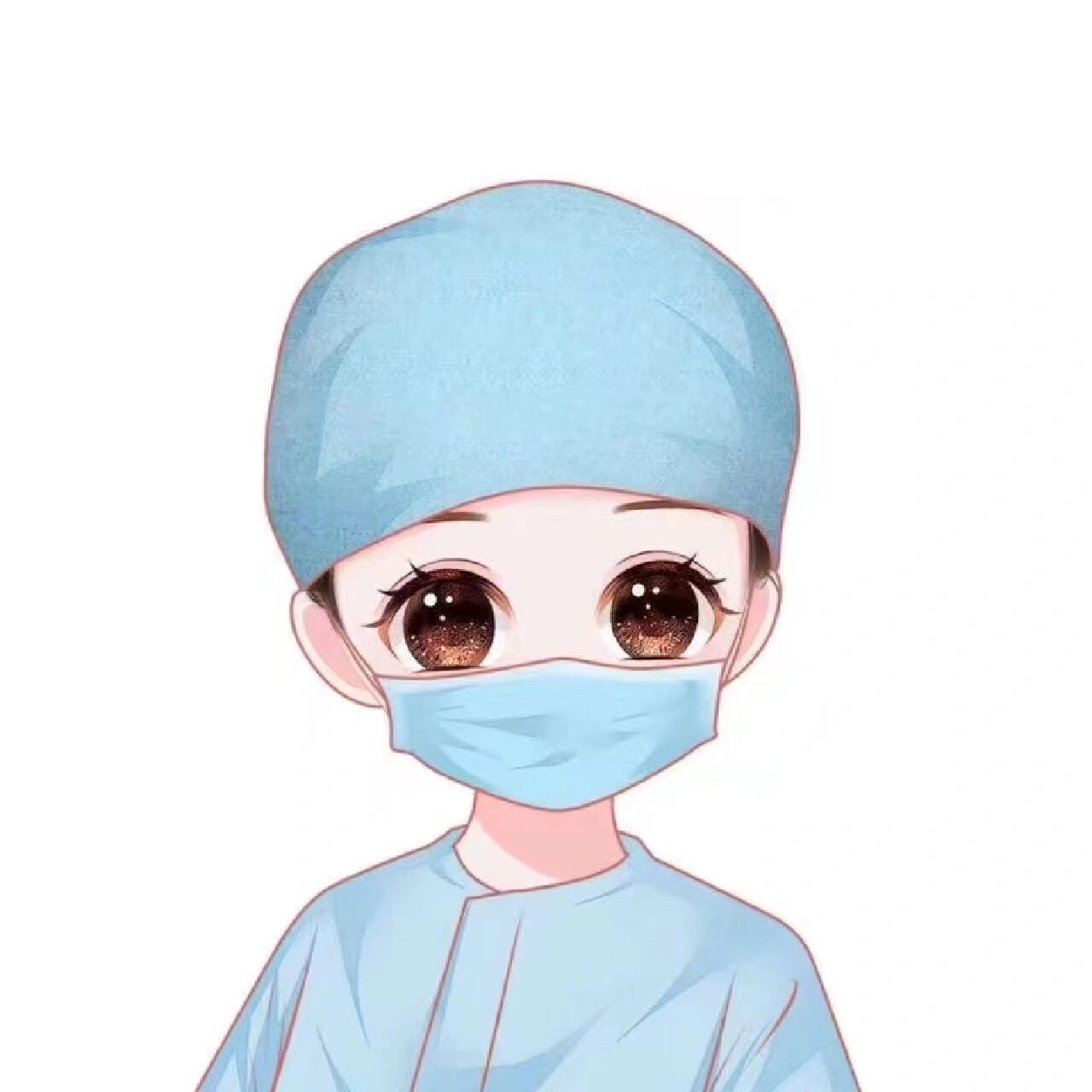 q版职业头像|手绘医生头像|卡通版女生头像