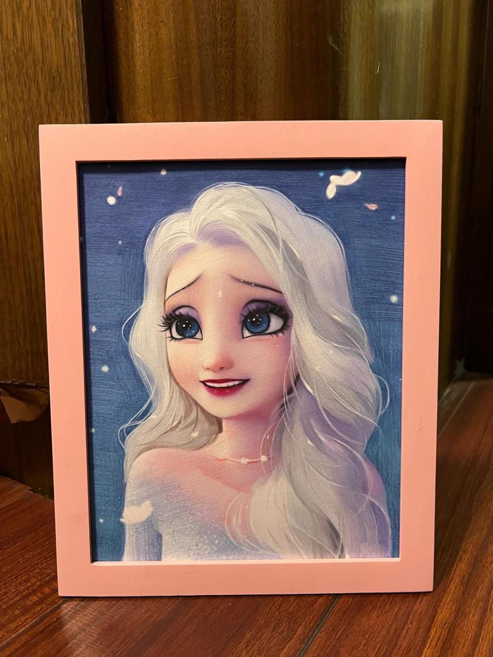 彩铅手绘 | 艾莎公主9499