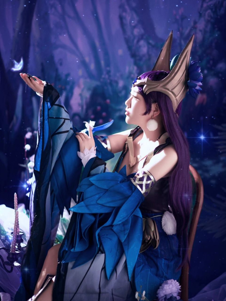  cos系列写真|遇见神鹿和王者荣耀绝美瑶瑶遇见神鹿万物有灵生生不息