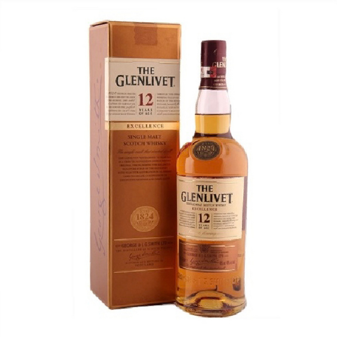 格兰威特 金致雪莉桶12年 单一麦芽威士忌 glenlivet weihing gives