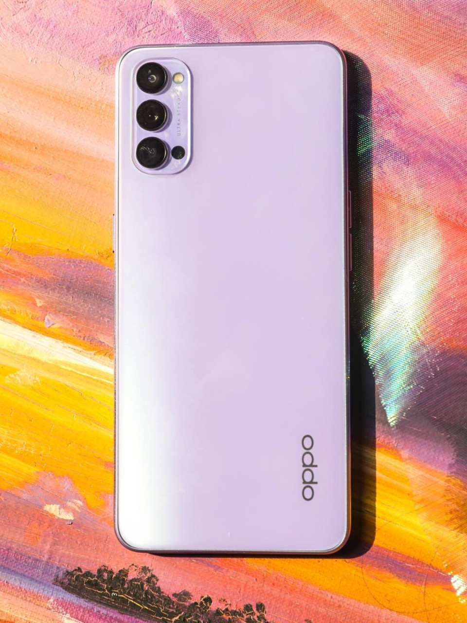 90oppo reno4我买的是新款香芋紫,也太好看了吧.