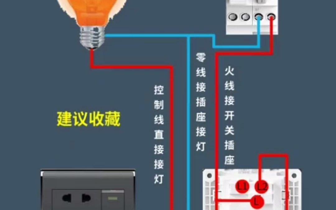 面板灯接线方法图片