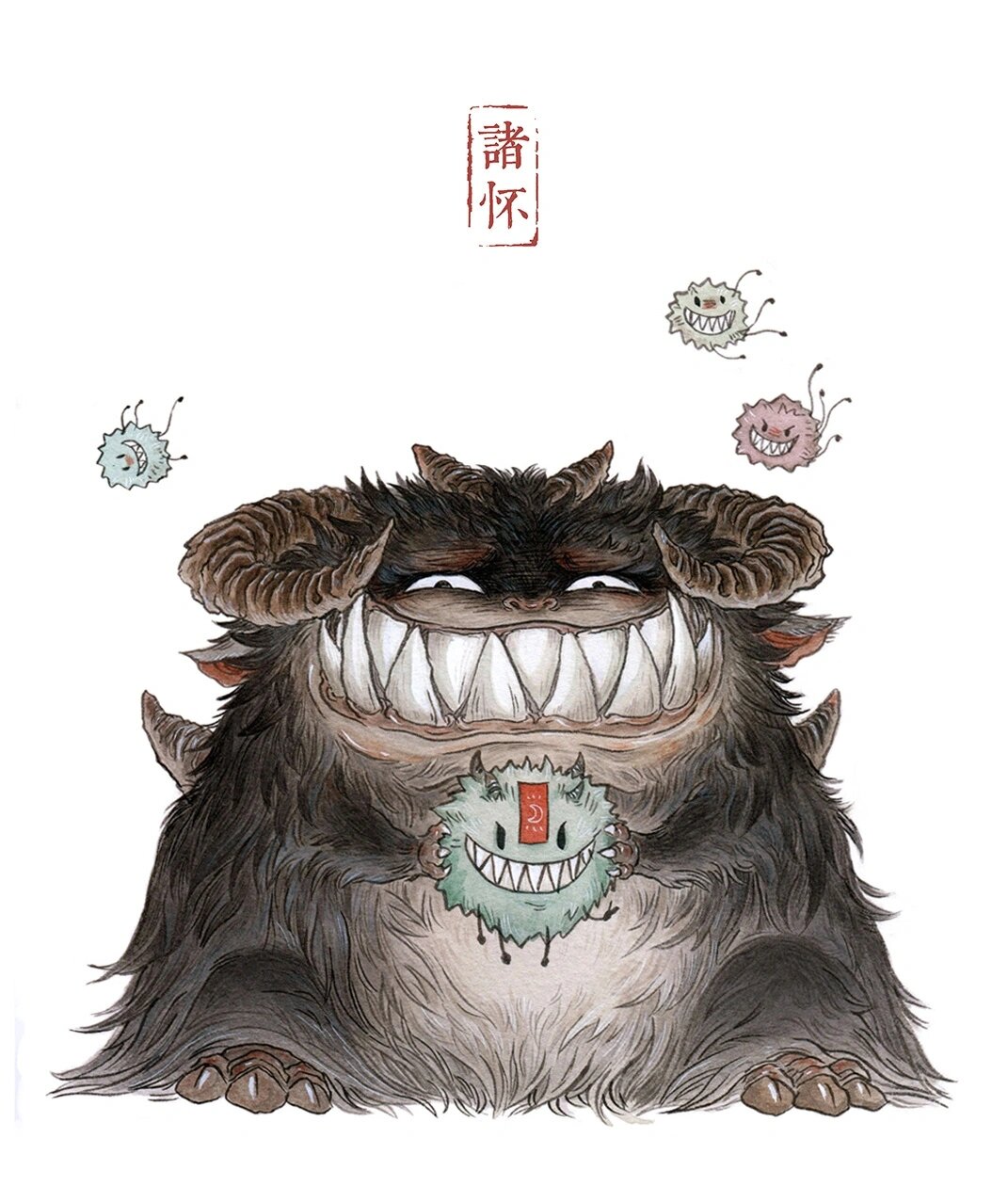 【浑圆山海】山海经小怪兽也太萌了吧!