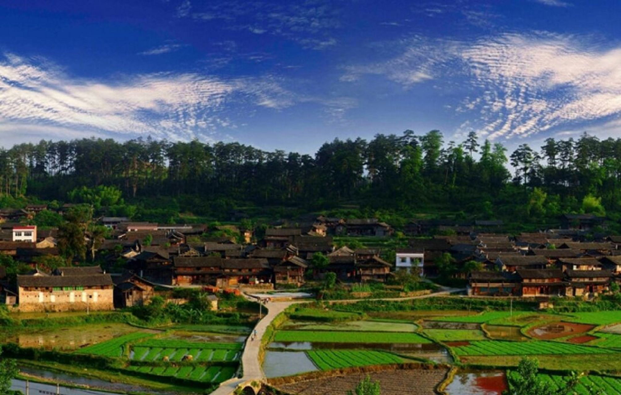 关于家乡 首先是大园古苗寨,它地处邵阳市绥宁县关峡苗族乡大园村,是