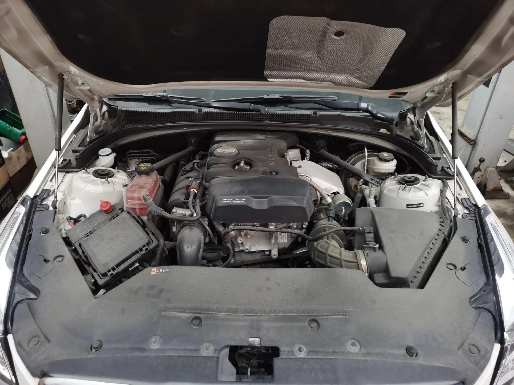 凯迪拉克atsl小保养!原厂金美孚一号机油!