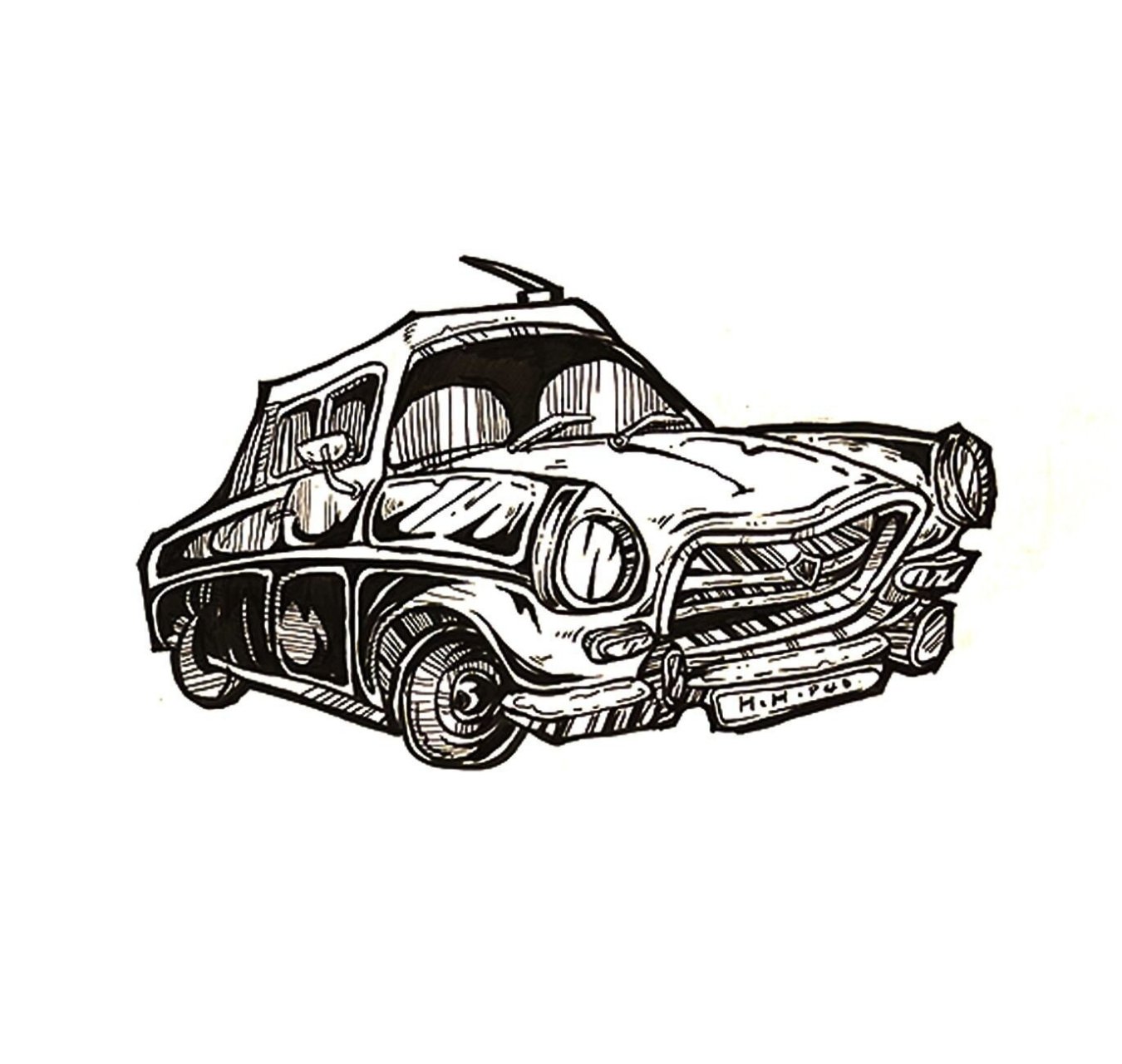 飞机 火箭 高铁 轮船 火车 汽车黑白刻画 飞机 火箭 高铁 轮船 火车