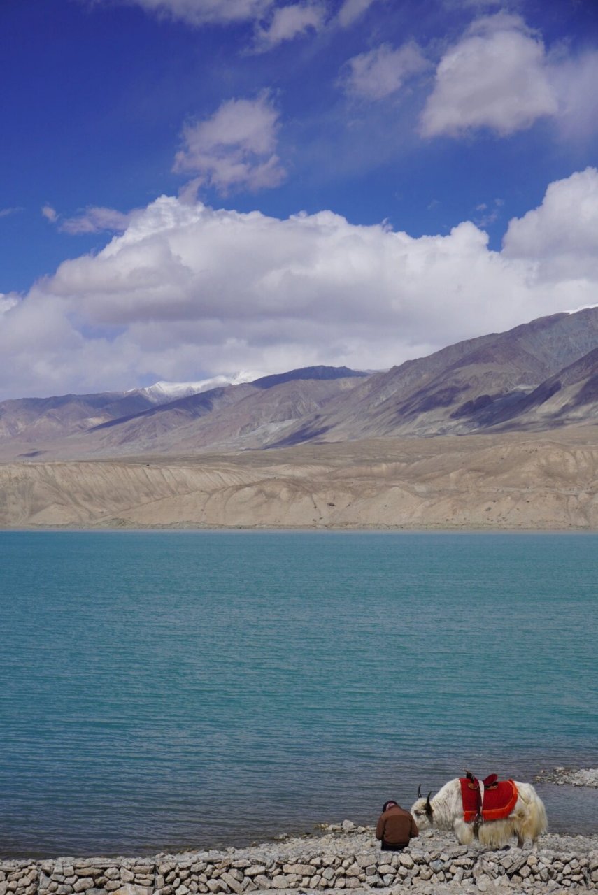 从喀什自驾过去白沙湖,按照网上攻