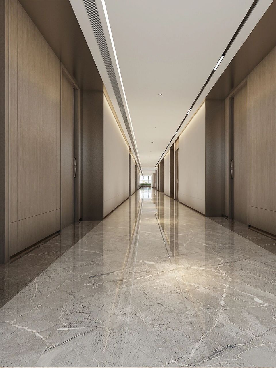 分享36套现代高级办公室酒店过道设计案例