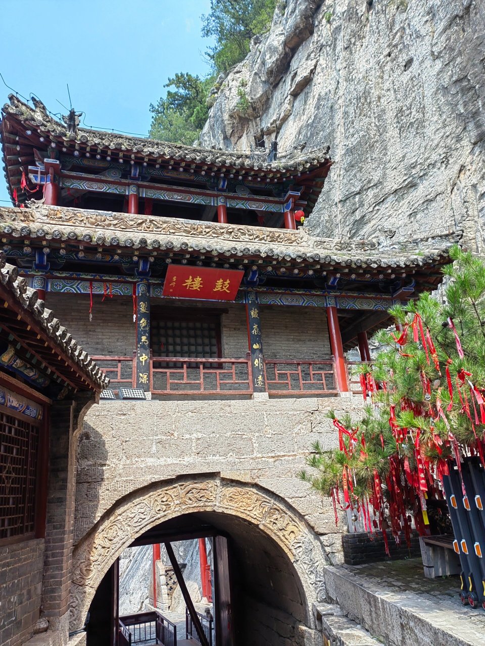 9月14涉县娲皇宫 索道上行40门票70摆度车10 下索道大概走二十多分钟