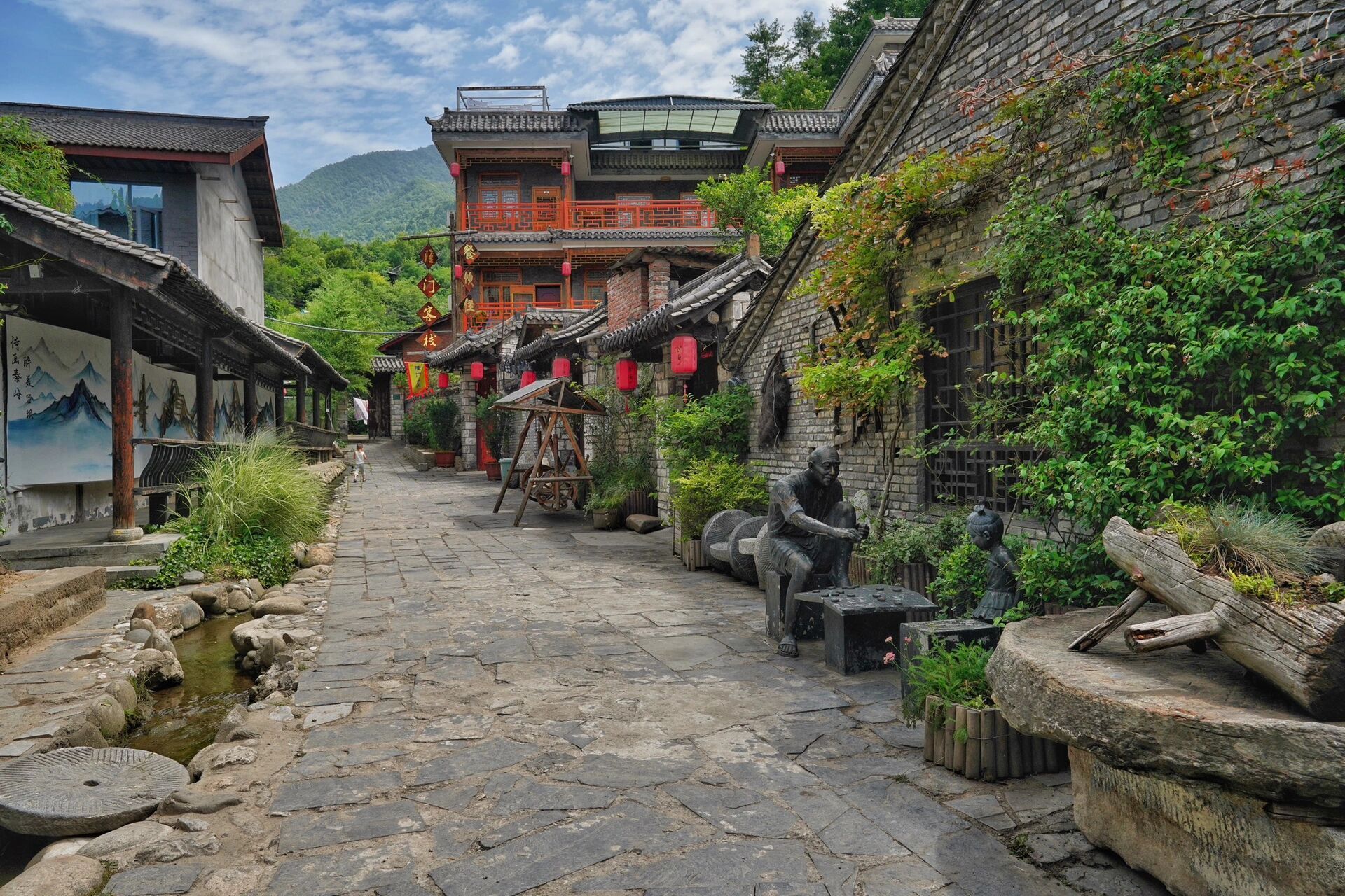 陕西·汉中·留坝·老街(一) 留坝县老街是县城遗留的历史文化街区和