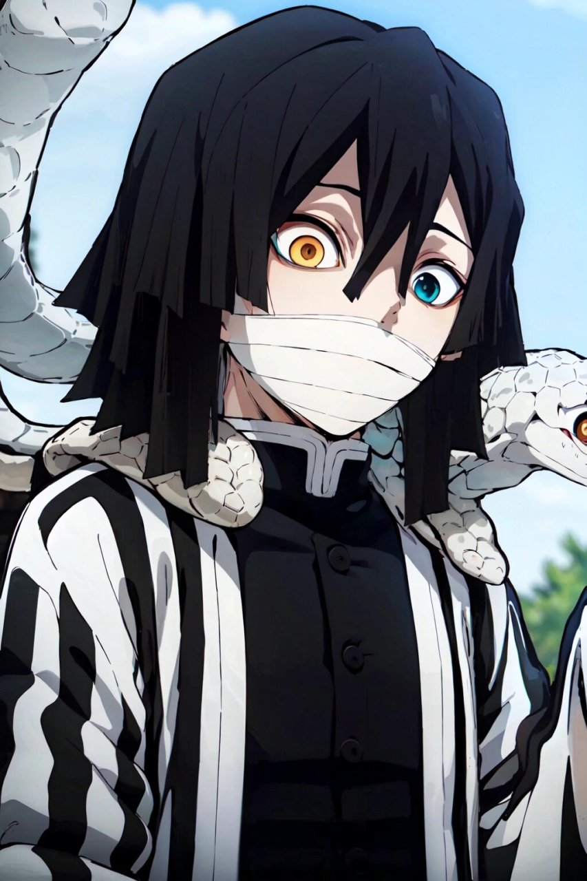 鬼灭之刃-伊黑小芭内 蛇柱来咯,刀子嘴豆腐心,有你喜欢的风格嘛?