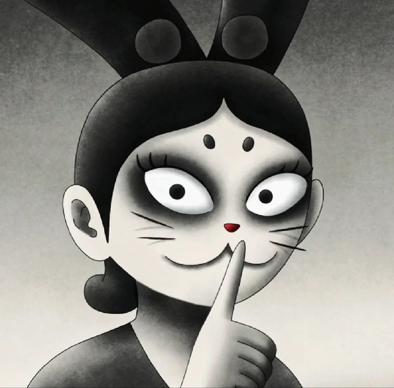 《中国奇谭》中兔妖和狐狸书生的情头来啦! 要图自截哦