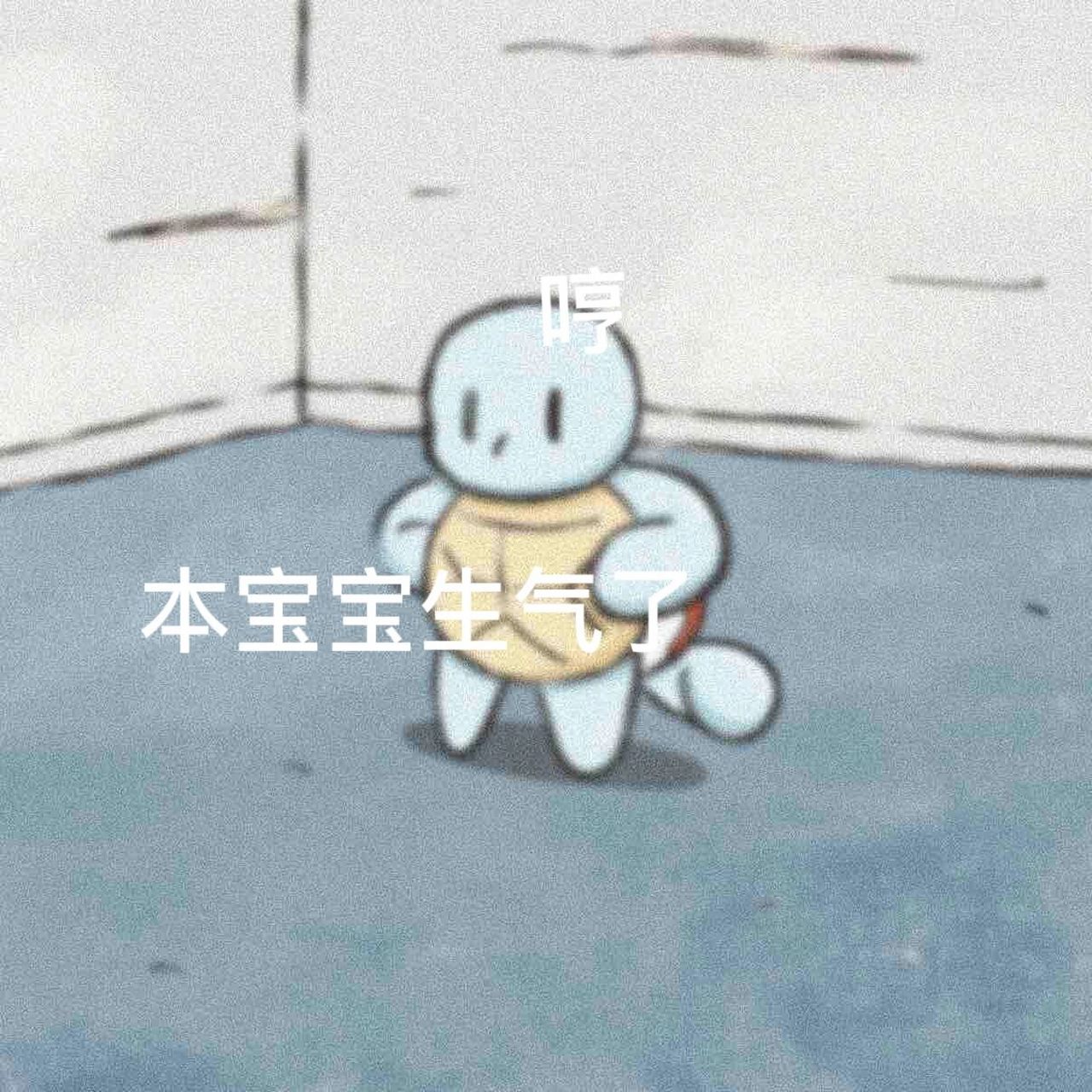 可可爱爱的杰尼龟表情包     文字是我自己配的 图片原创作者在这里哦