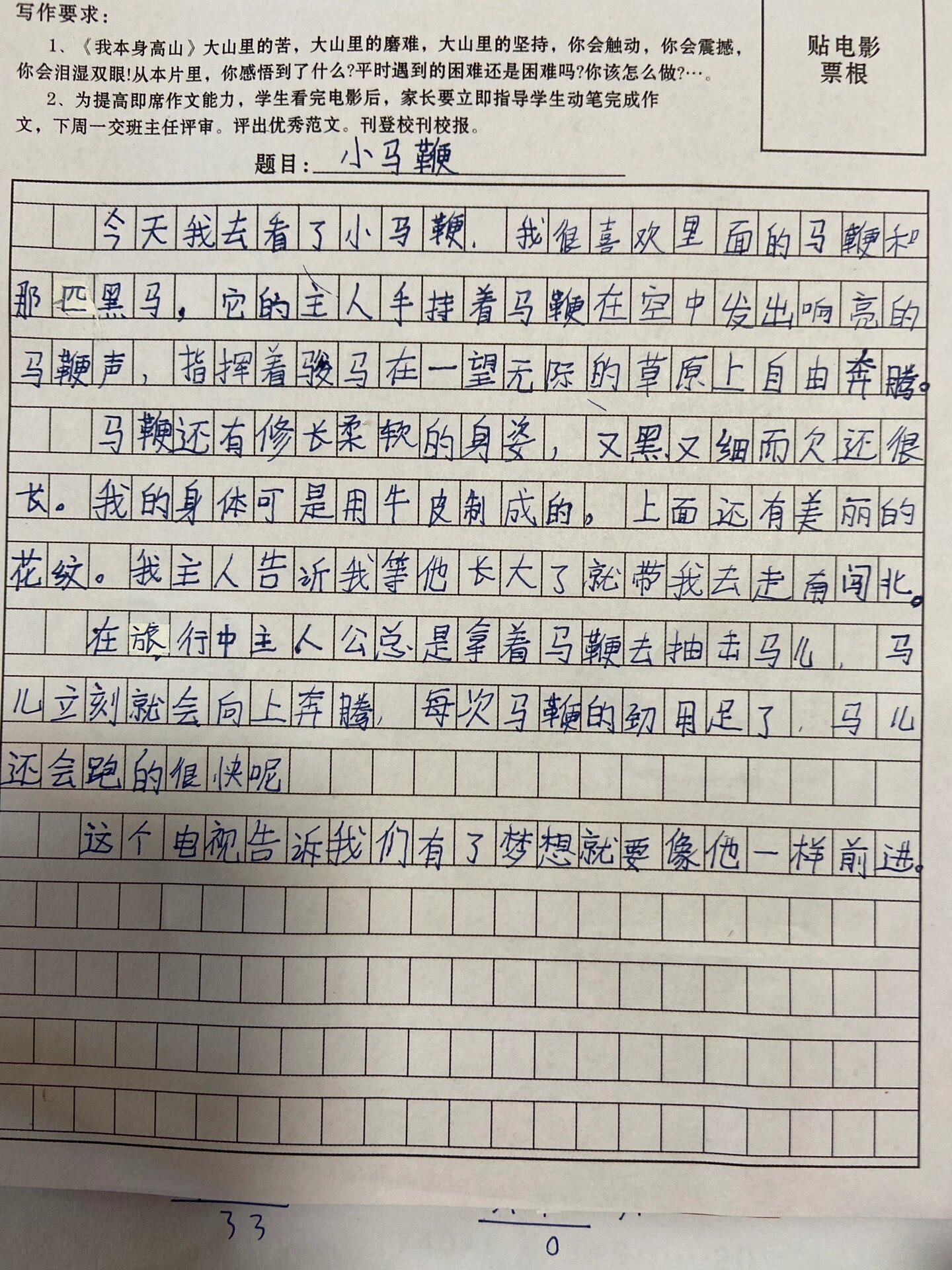 小马鞭观后感