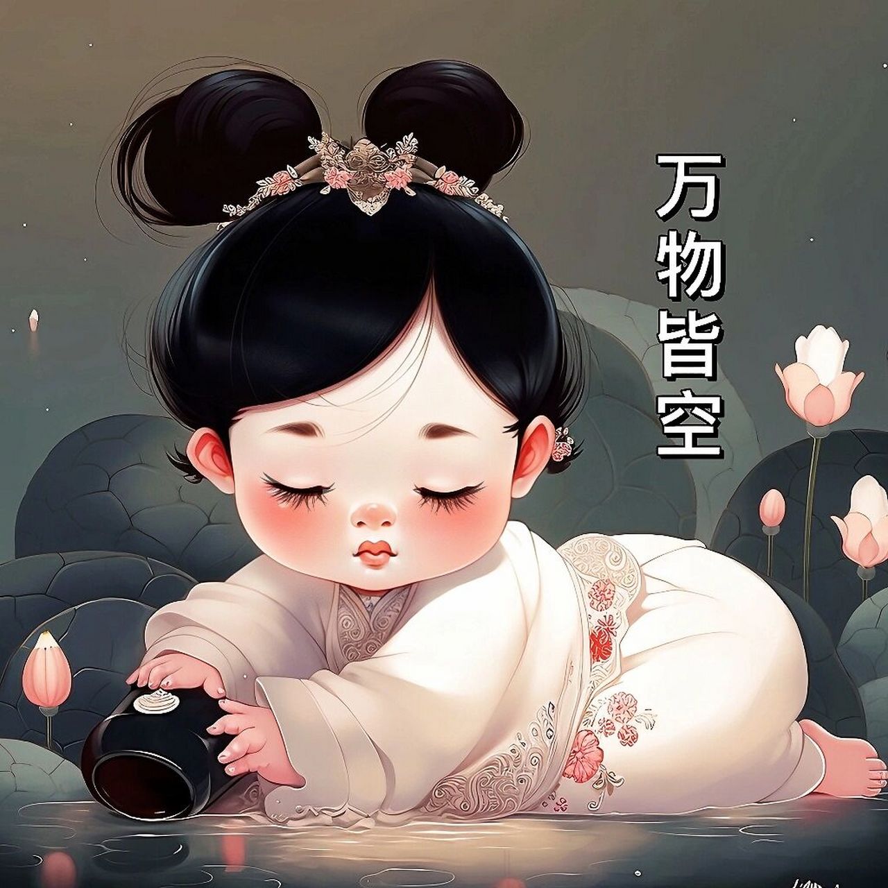 清心寡欲系列胖女孩头像