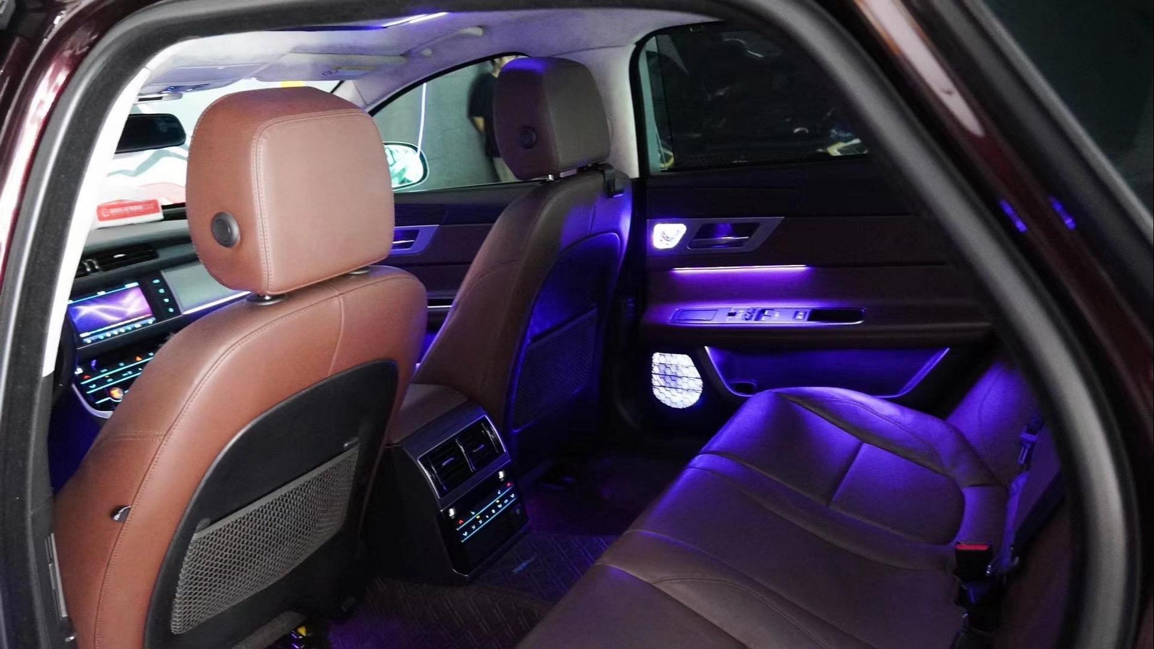 捷豹xfl升级专用十色氛围灯