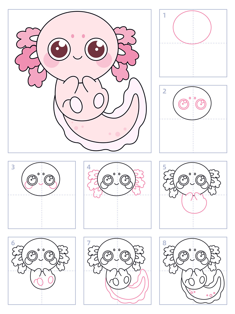 简笔画80期|蝾螈