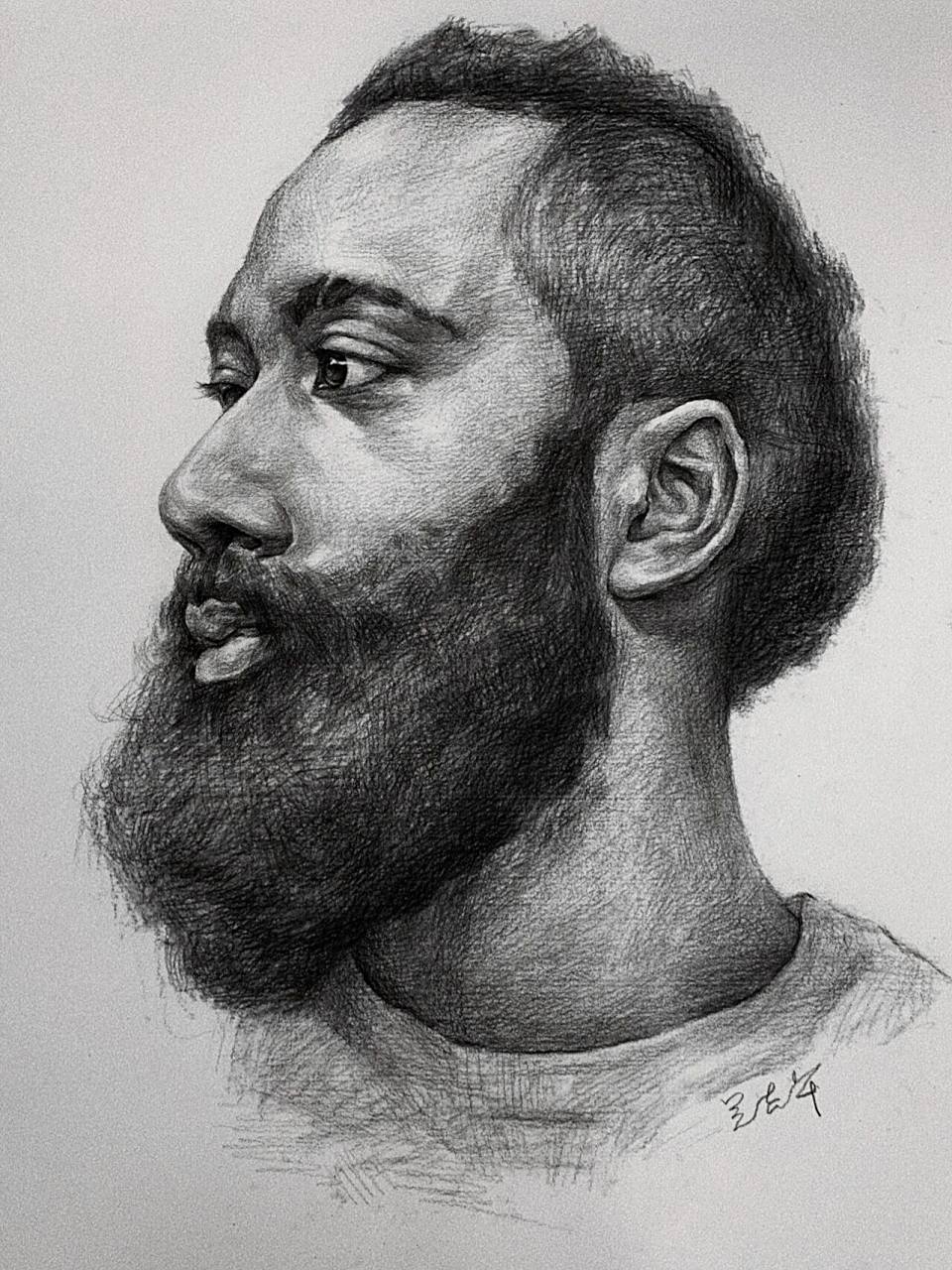 nba球星素描 分享一组自己画的 球星