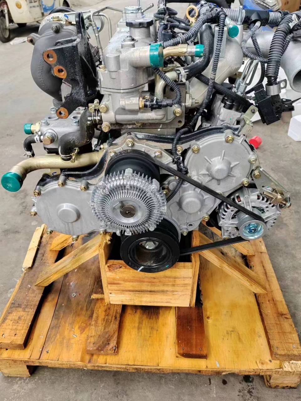 福田4j28tc全新原厂发动机大总成  缸盖缸体组件 中缸总成,缸盖总成