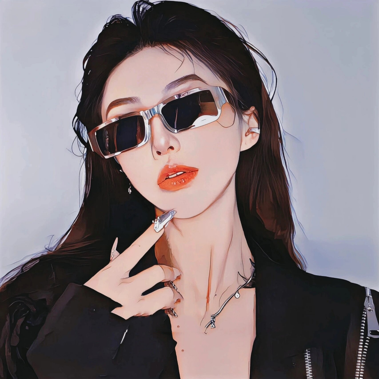 又酷又飒的女生头像  拽姐爱不爱?