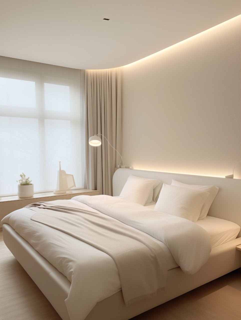 以老宋成都这套装修作品为例, 简约风与暖色系的装修完美结合, 障现