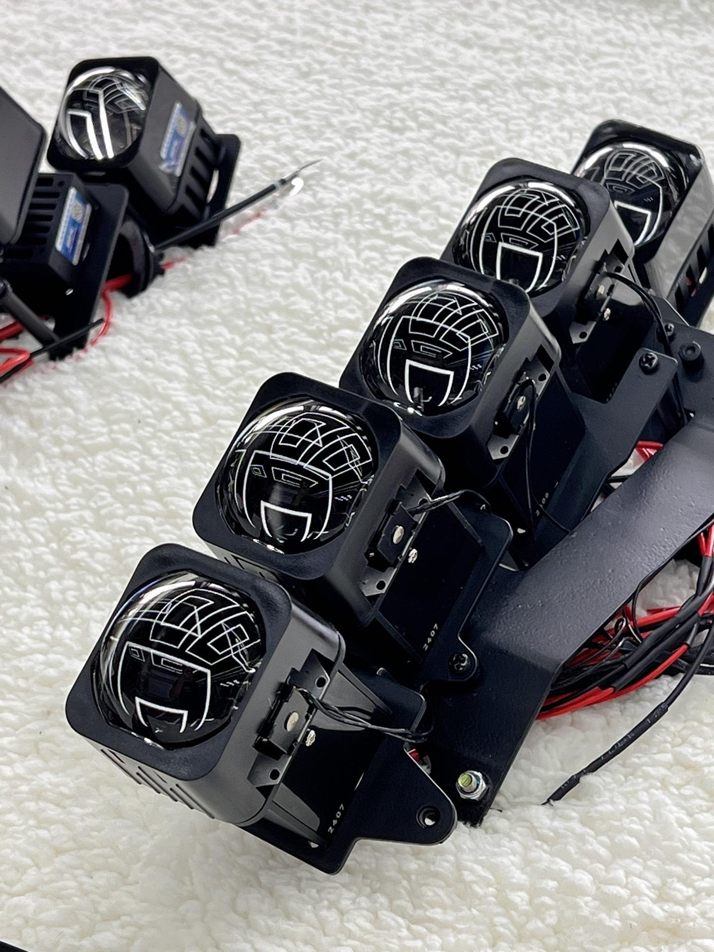 本田crv8矩阵大灯升级完成!