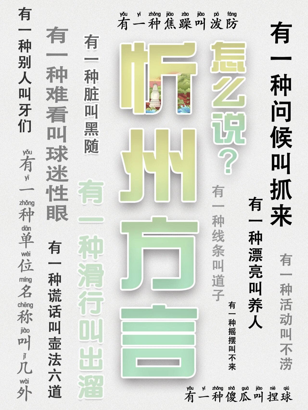 我是山西的,山西忻州的,忻州方言怎么说?