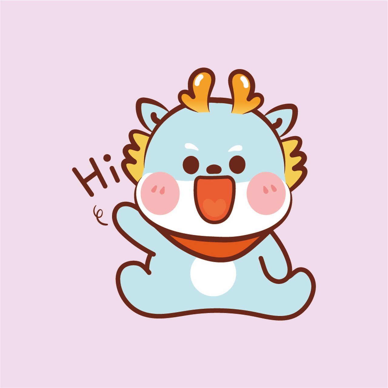 小飞龙ip卡通形象设计龙宝宝来啦头像分享 小飞龙ip卡通形象,治愈系ip