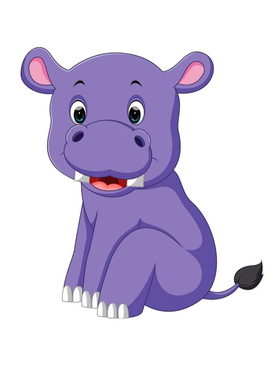 卡通插画|一只调皮捣蛋的河马君 03古有庄周晓梦迷蝴蝶,今有河马