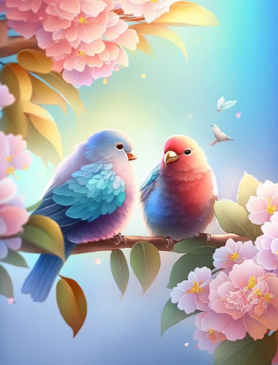 鸟语花香(十) #壁纸# #每日壁纸# #手机壁纸# #笔记# #笔记灵感