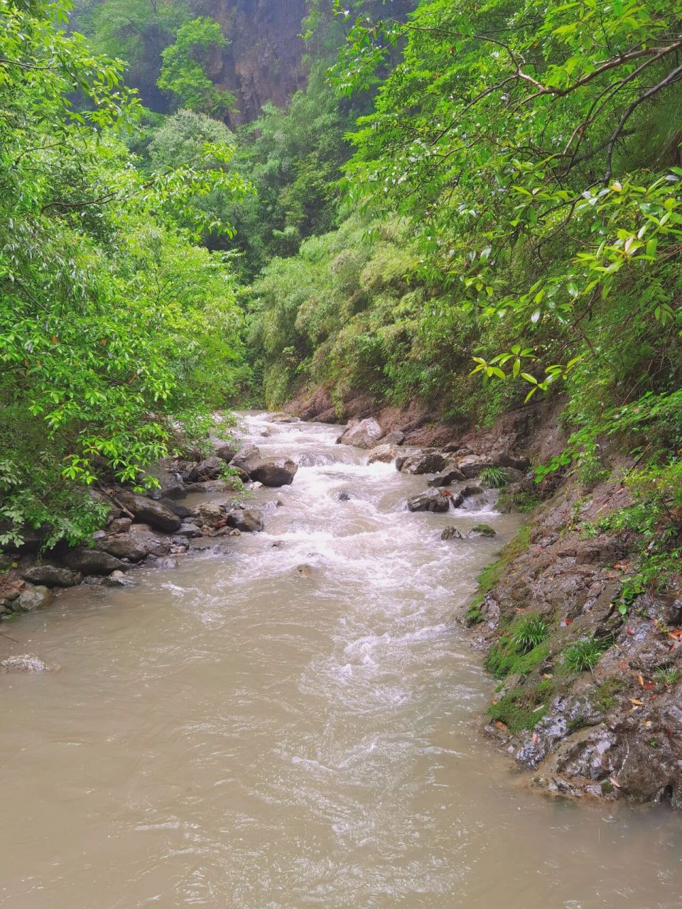碧潭幽谷 碧潭幽谷属金佛山西麓溪口峡谷型康体养生旅游景区,全长3.
