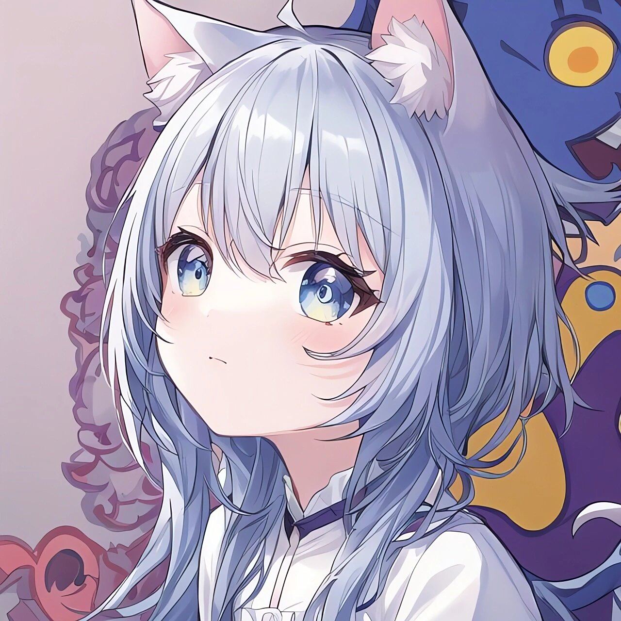 猫耳女孩头像 78可自行拿图自用 78转载请注明出处 9792止