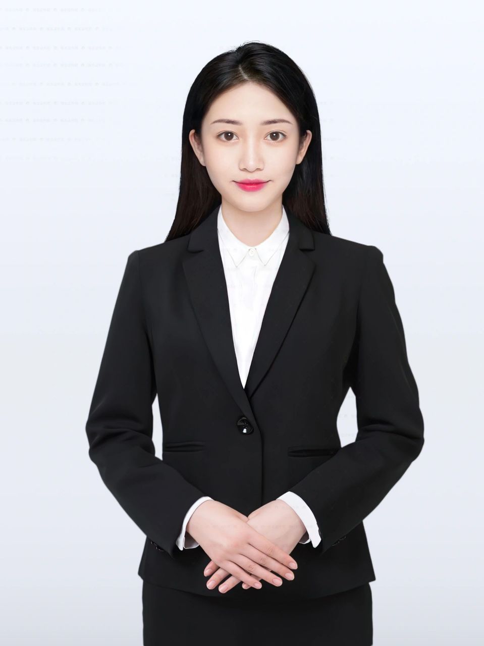 职场半身职业照标配正装照ps合成