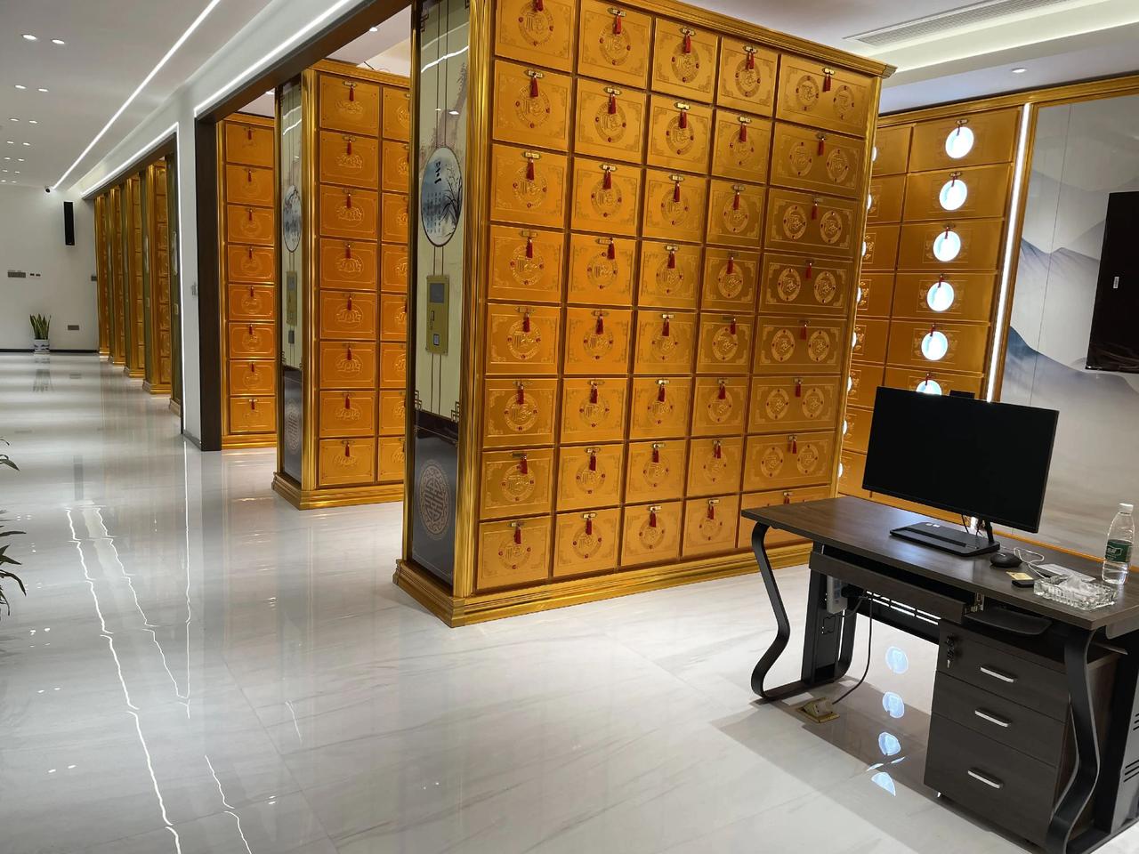 【专业定制骨灰坛存放架/urn storage solutions】提供宗教地宫骨灰