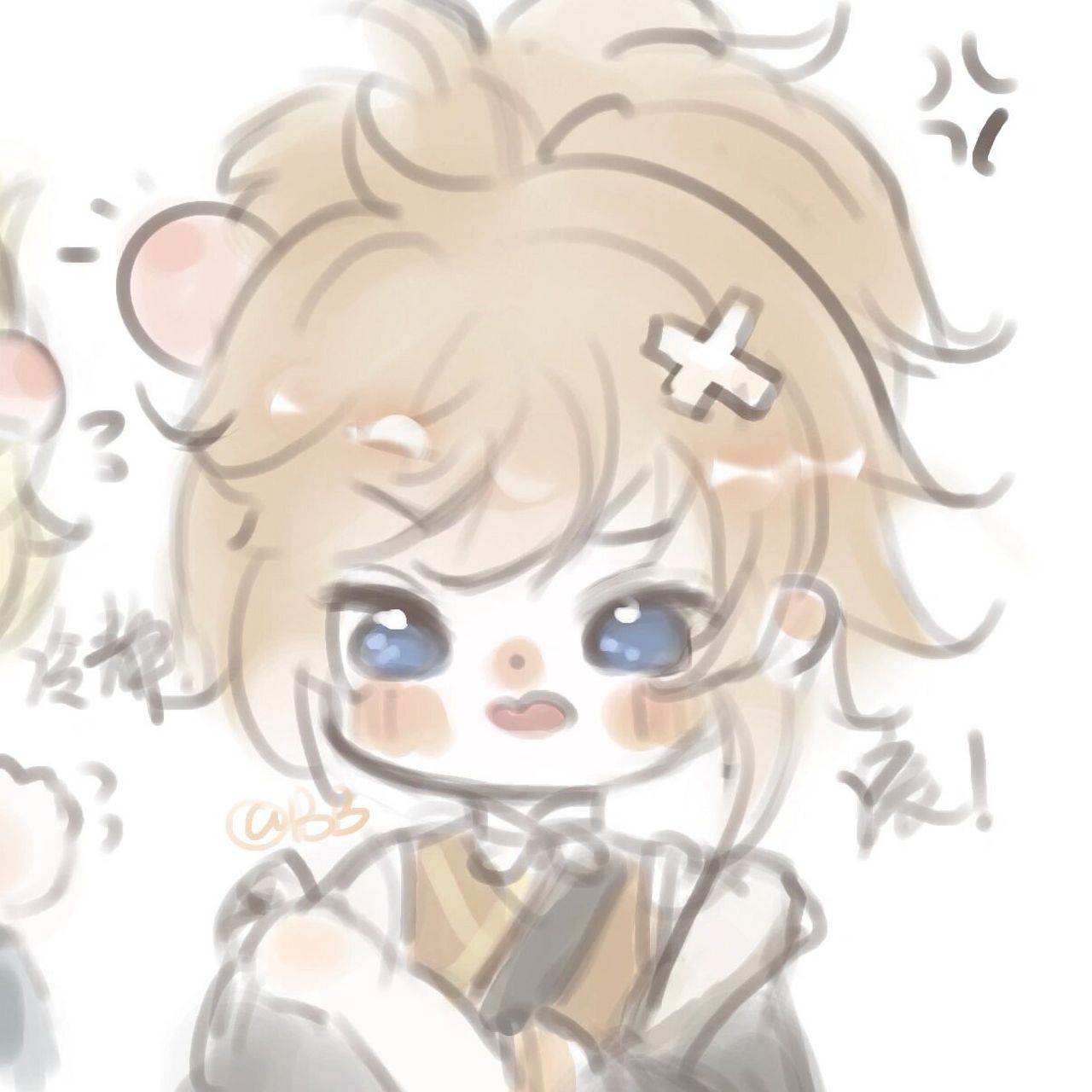 画了姬小满x狂铁情头 依然是评论区宝宝点的情头～ 所以这对cp名叫