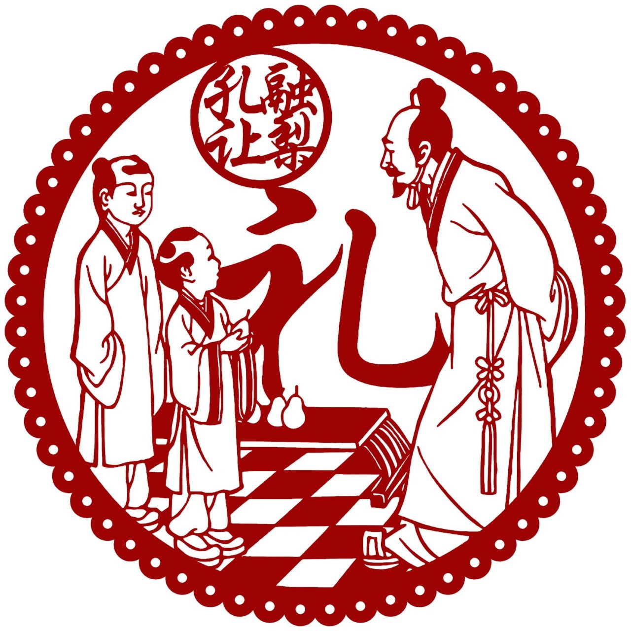 今日剪纸篇 之成语故事 加油干