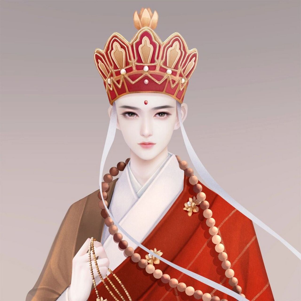 上次画了女儿国国王,怎么可以少了御弟哥哥?情侣头像安排起来00