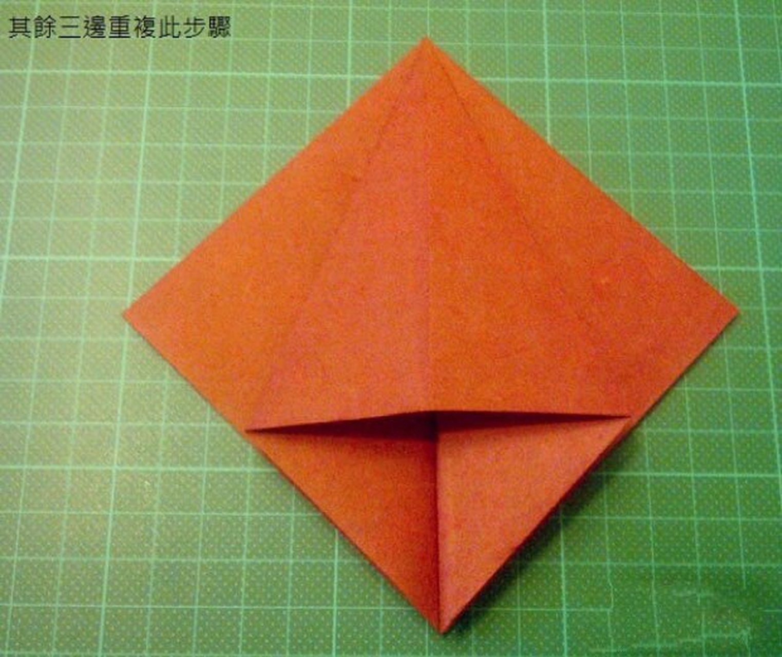 神谷手工折纸教程之章鱼的纸艺折法(上)