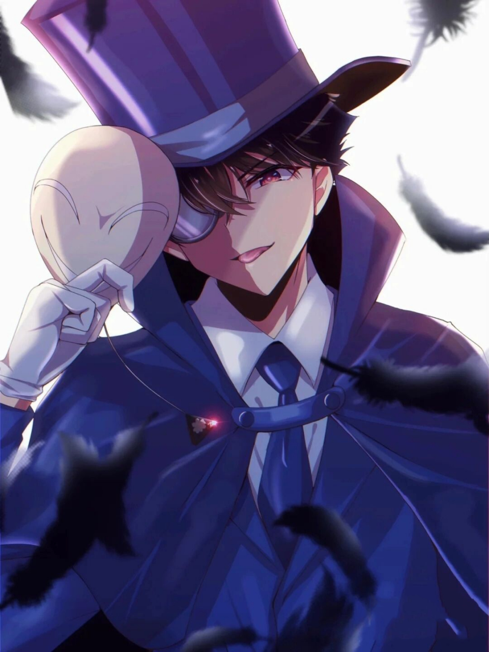 这期是极稀有的基德壁纸.